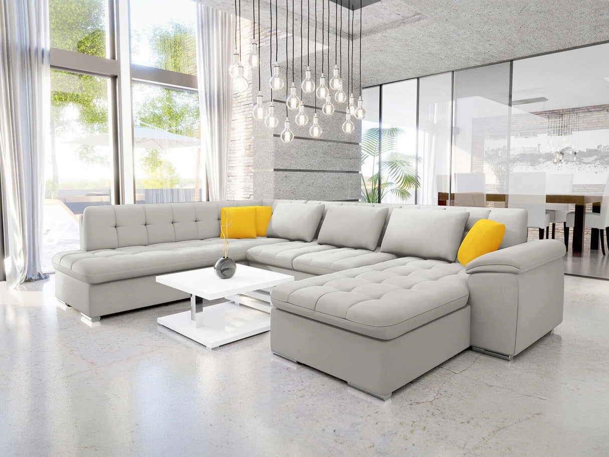 Sarokkanapé Niko Bis (Tony Bis) Toptextil, Szín: Venus Velvet 2921 + Venus Velvet 2916, Változatok: Jobbos