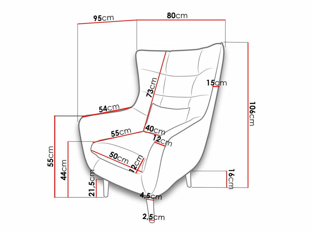 Fotel Estjanem (Florence), Szín: Alfa 01