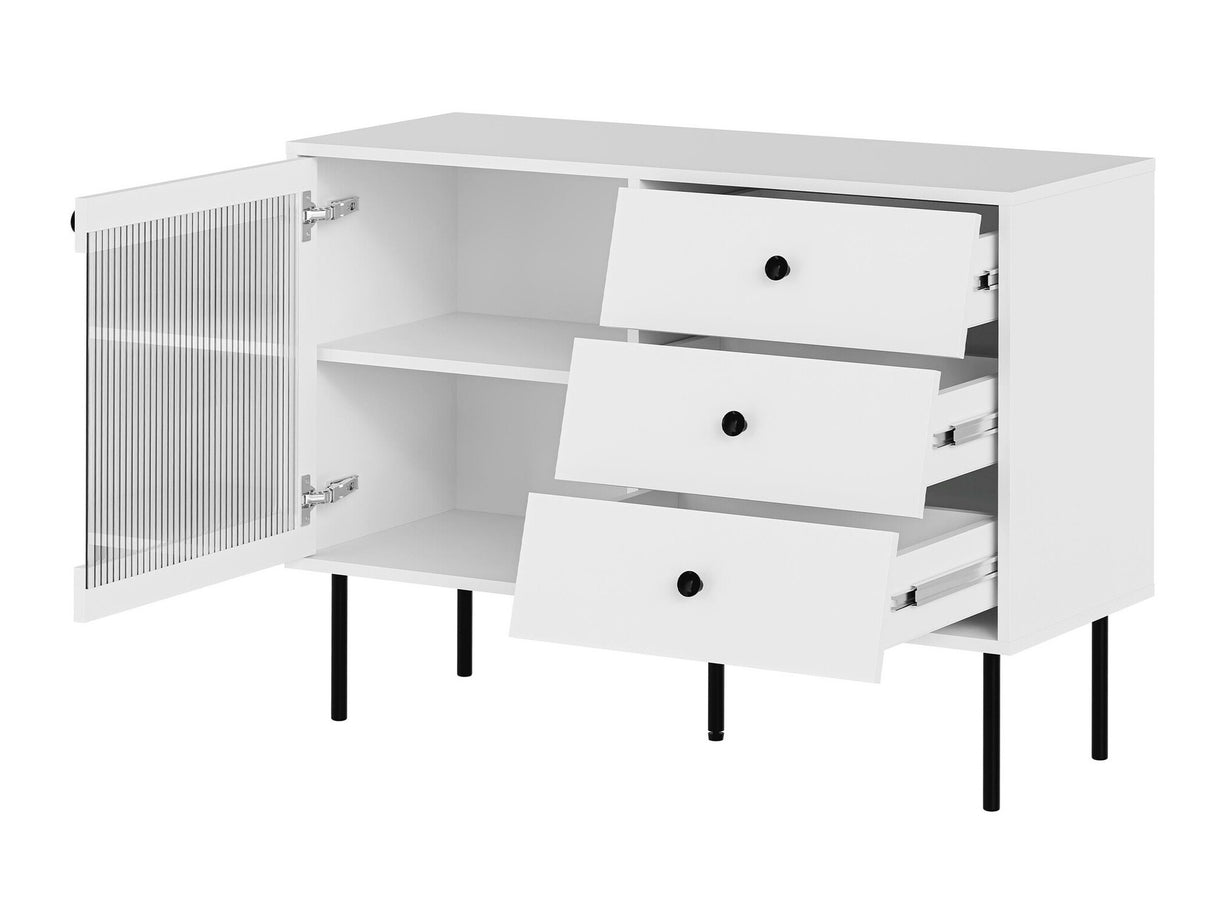 Komód Komoda VALERIO 100, Szín: Fekete