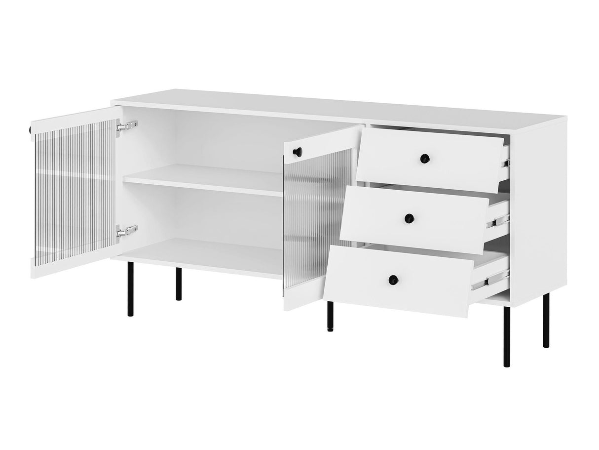 Komód Komoda VALERIO 150, Szín: Fehér