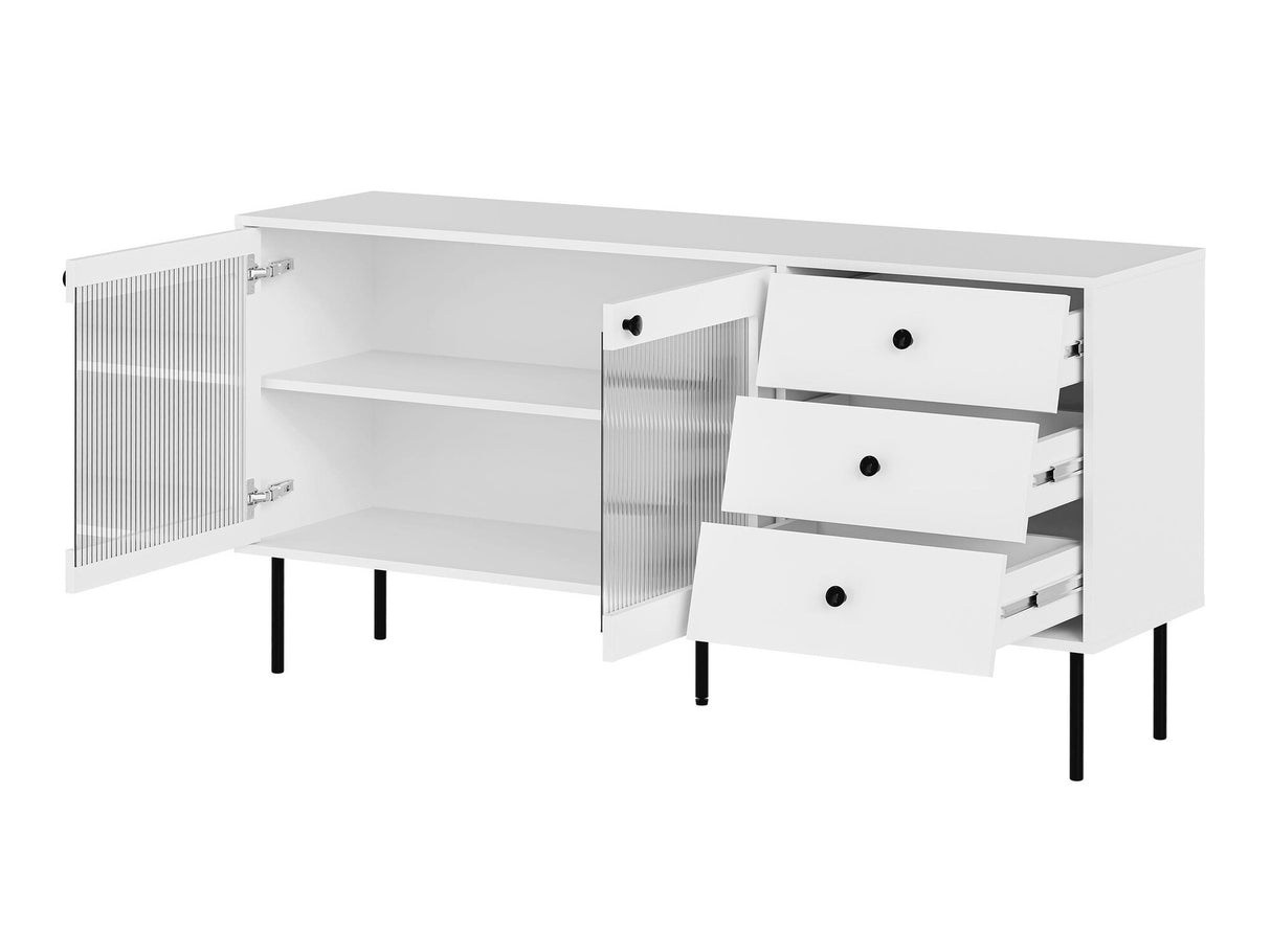 Komód Komoda VALERIO 150, Szín: Fekete