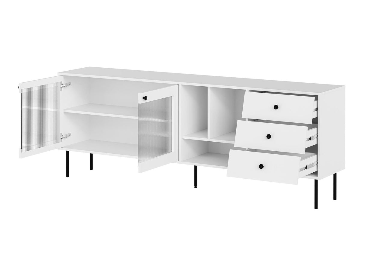 Komód Komoda VALERIO 200, Szín: Fekete