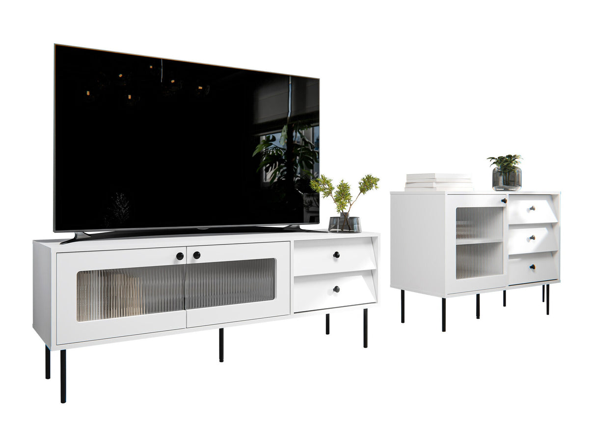 Nappali szett Meble VALERIO I, Szín: Fehér