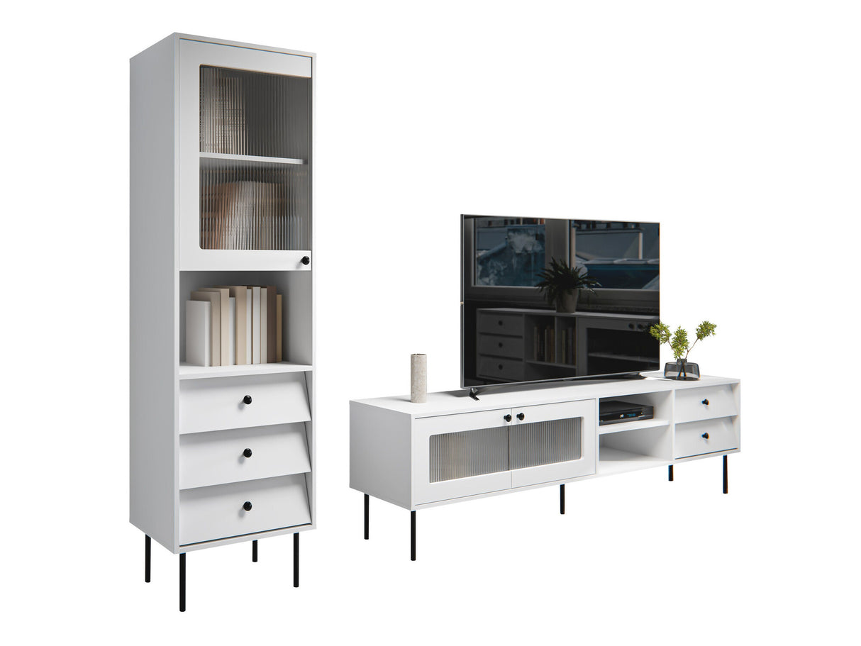 Nappali szett Meble VALERIO II, Szín: Fehér