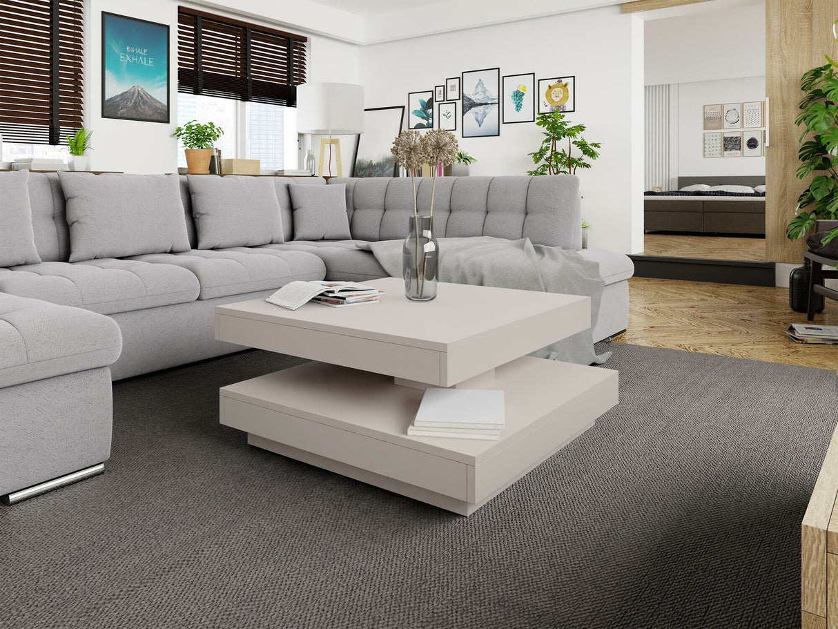 Kihajtható dohányzóasztal Nenani (Druzjan), Szín: Kasmír