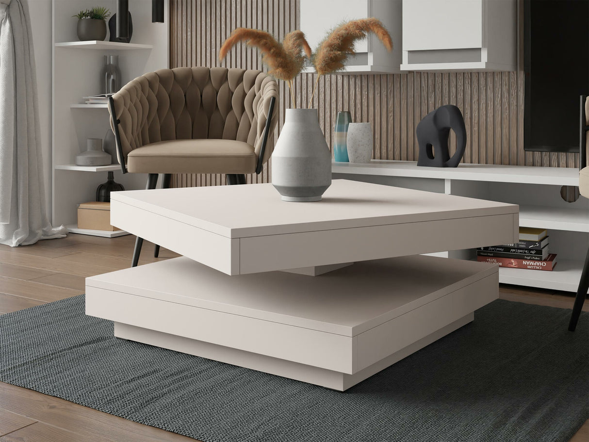 Kihajtható dohányzóasztal Nenani (Druzjan), Szín: Kasmír