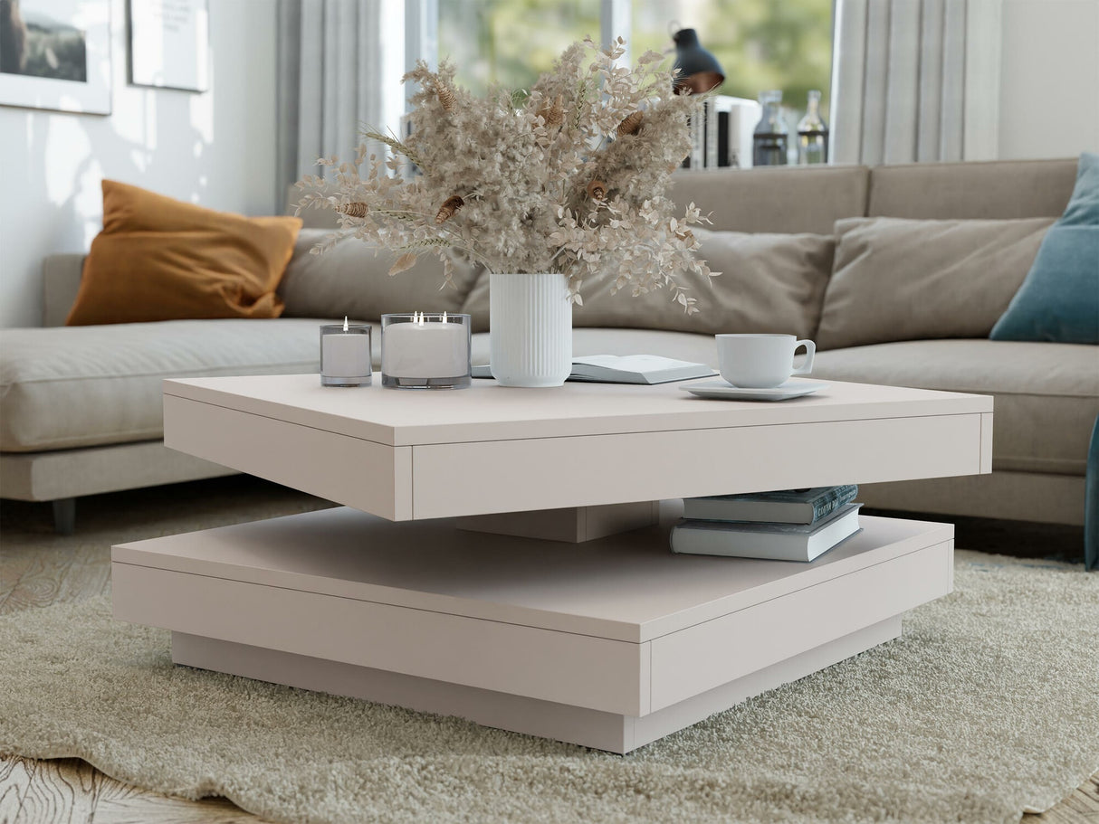 Kihajtható dohányzóasztal Nenani (Druzjan), Szín: Kasmír