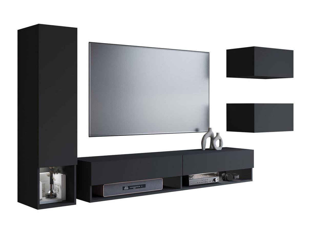 Nappali szett Amadeo (Wikez), Szín: Grafit, Led világítás: Nem