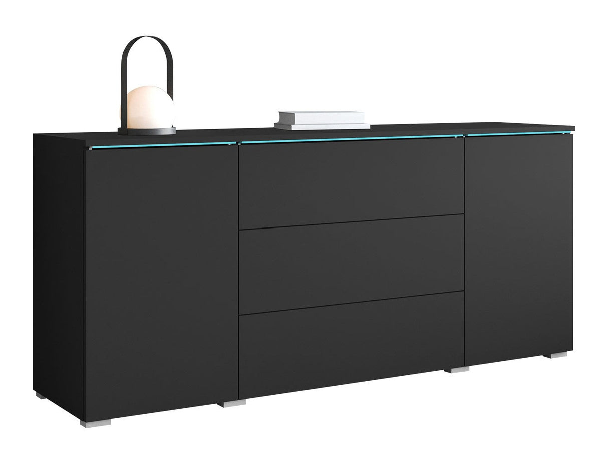 Komód VERA 150 (Sawoti), Szín: Grafit, Led világítás: Igen RGB