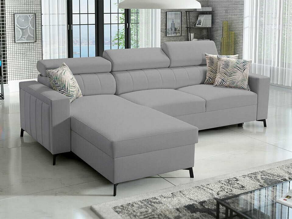 Sarokkanapé Narożnik BALTICO I MAXI, Szín: Mono 244 + Botanical 36, Változatok: Balos