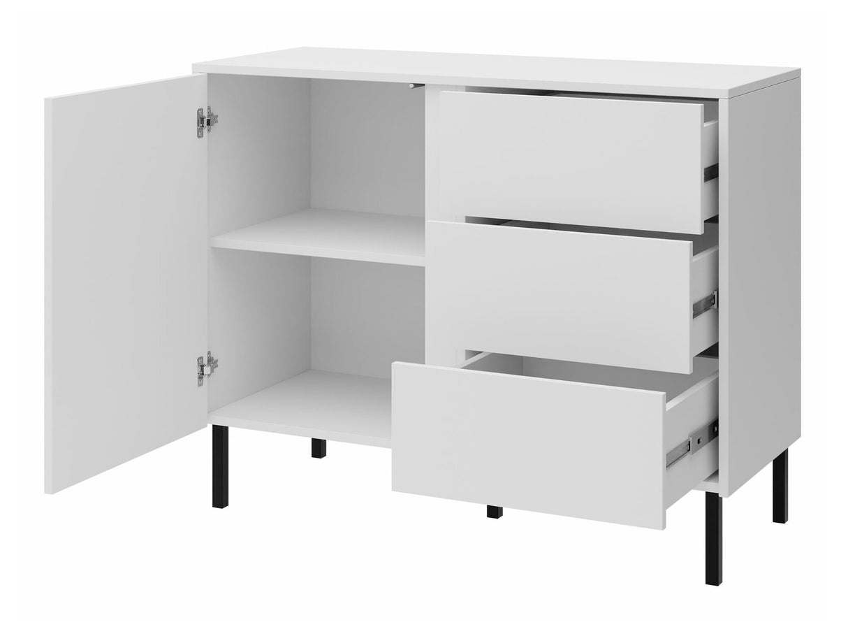 Komód MIA Regał 5, Szín: Fehér