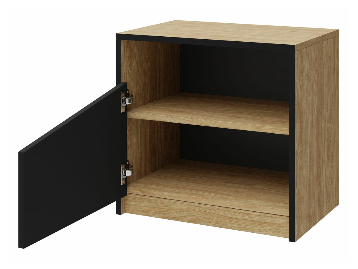 Éjjeliszekrény ASTON Regał 6, Szín: Beige + Tölgy