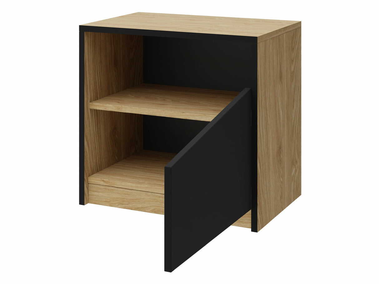 Hálószoba garnitúra Sypialnia ASTON I, Szín: Tölgy + Fekete