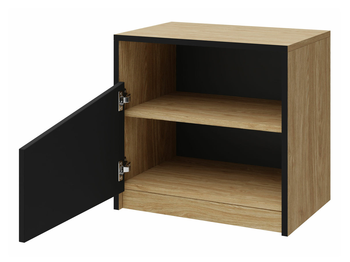 Hálószoba garnitúra Sypialnia ASTON I, Szín: Tölgy + Fekete