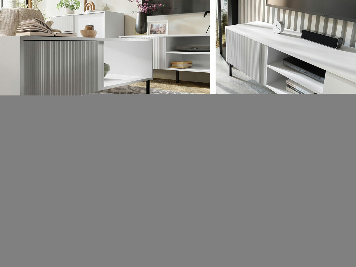 Komód MIA Regał 1, Szín: Tölgy + Fekete