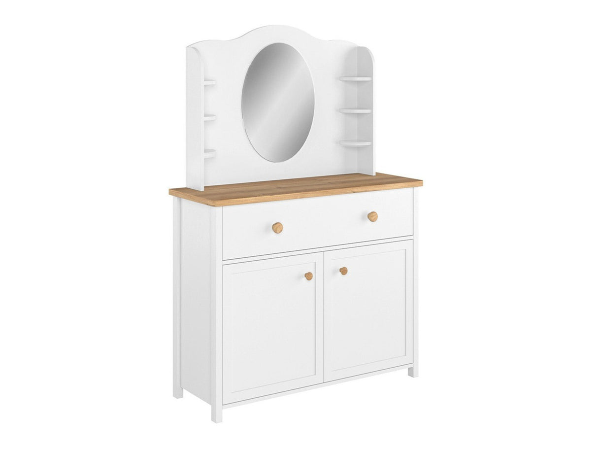 Fésülködő asztal STORY SO-05 + SO-06 Biały / Dąb nkőrisfa 5902928586145