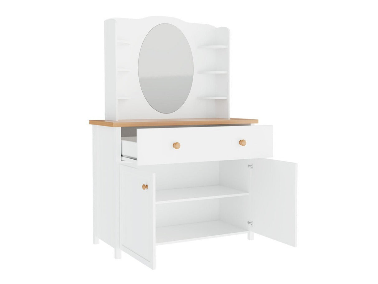 Fésülködő asztal STORY SO-05 + SO-06 Biały / Dąb nkőrisfa 5902928586145