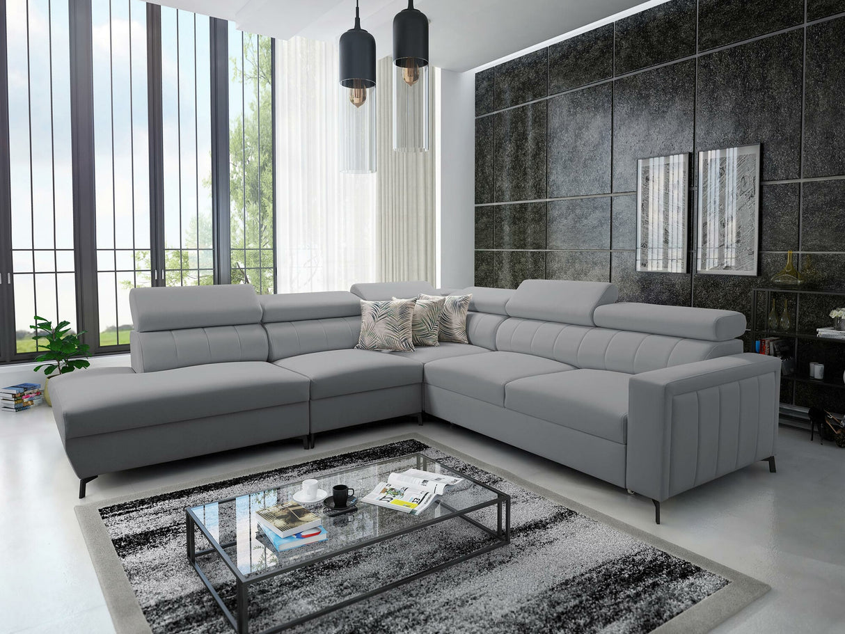 Sarokkanapé Narożnik BALTICO VIII, Szín: Mono 244 + Botanical 36, Változatok: Balos