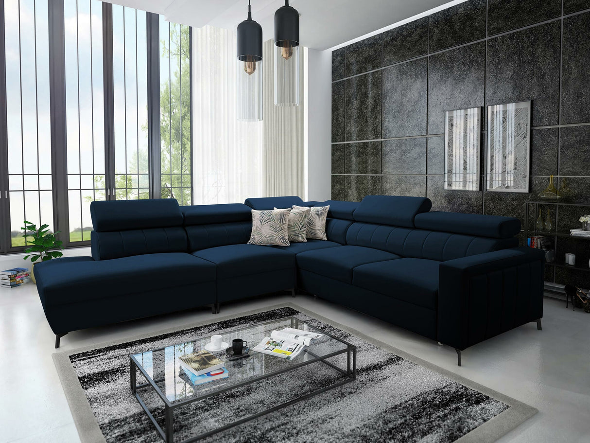 Sarokkanapé Narożnik BALTICO VIII, Szín: Mono 242 + Botanical 36, Változatok: Balos