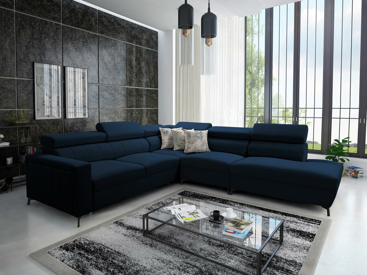 Sarokkanapé Narożnik BALTICO VIII, Szín: Mono 242 + Botanical 36, Változatok: Jobbos