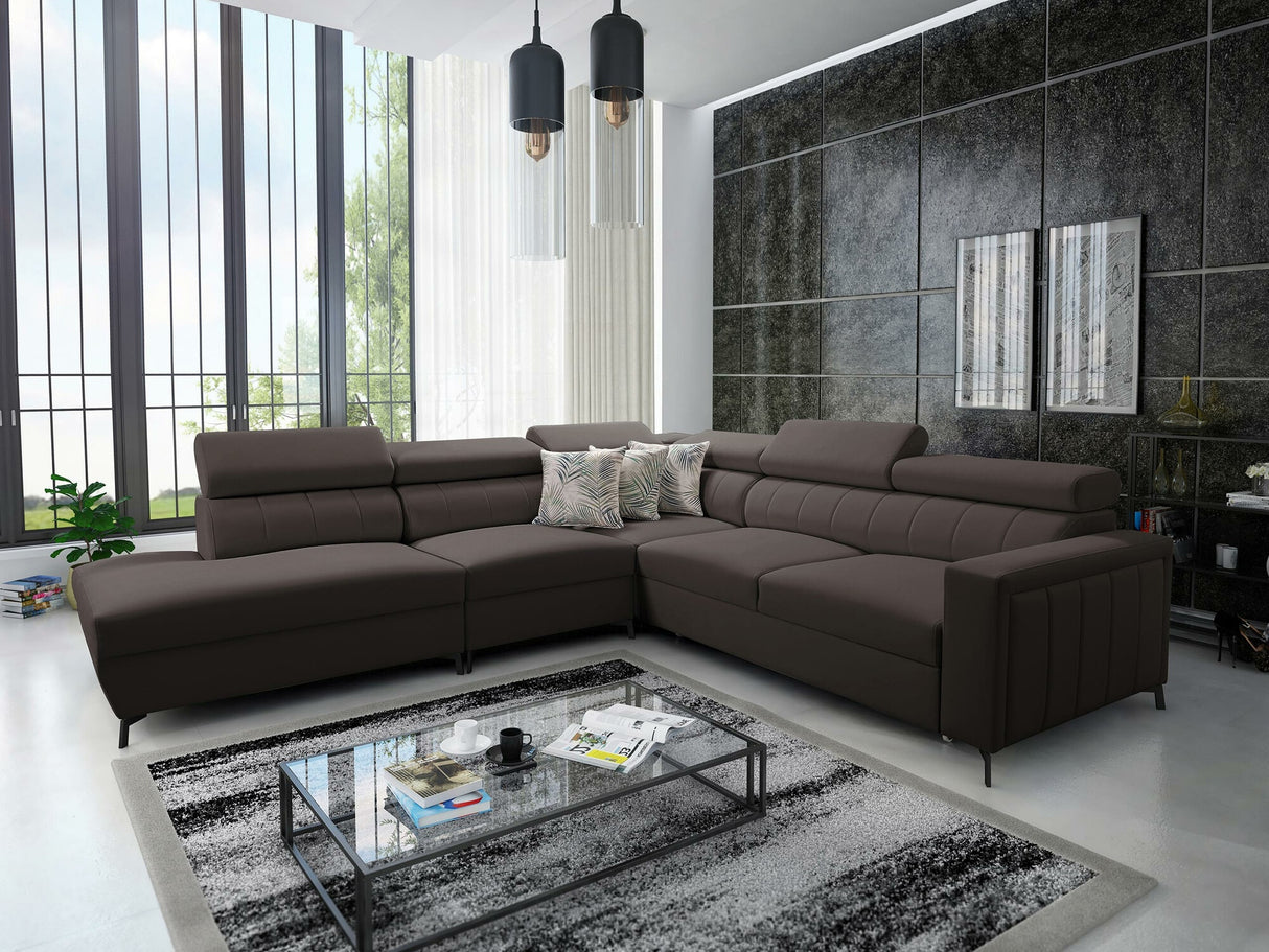 Sarokkanapé Narożnik BALTICO VIII, Szín: Mono 234 + Botanical 36, Változatok: Balos