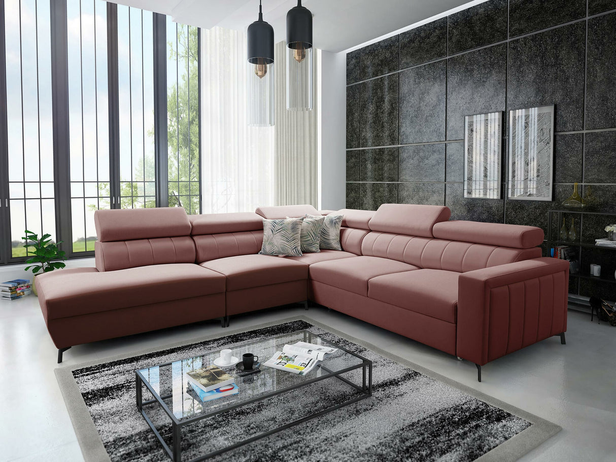 Sarokkanapé Narożnik BALTICO VIII, Szín: Mono 235 + Botanical 36, Változatok: Balos