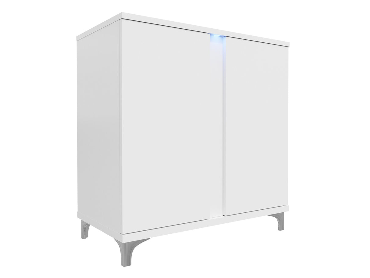 Szekrény MARCO 90 (Anrok 90 AR03), Szín: Fehér + Fényes fehér