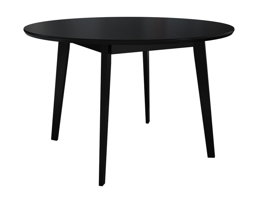 Étkezőgarnitúra Zestaw 04 4xS100 SKANDI FI, Szék színe: Fekete + Magic Velvet 2219, Asztal színe: Fekete