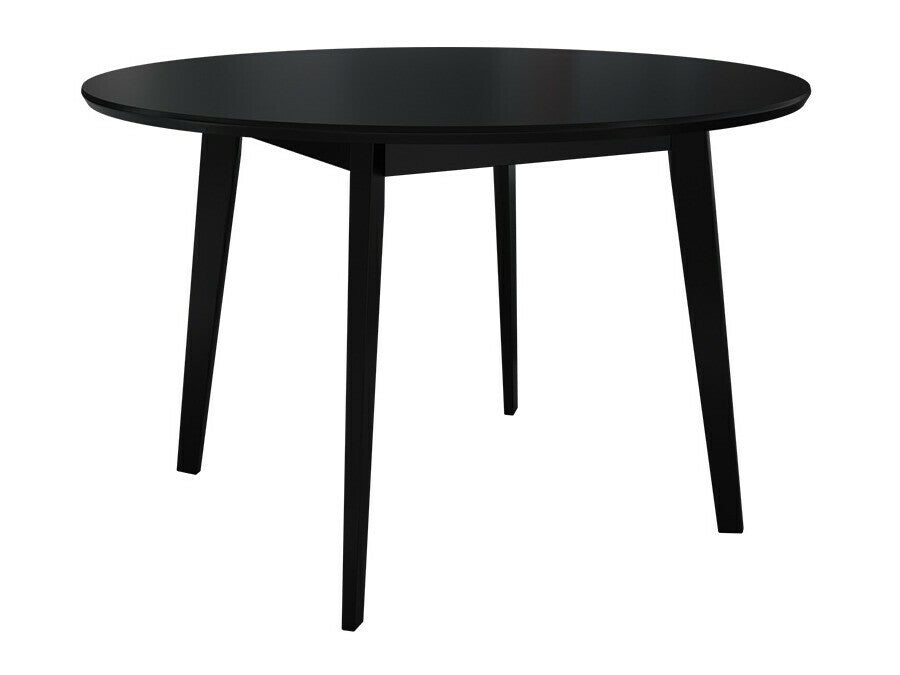 Étkezőgarnitúra Zestaw 04 4xS100 SKANDI FI, Szék színe: Fekete + Magic Velvet 2225, Asztal színe: Fekete