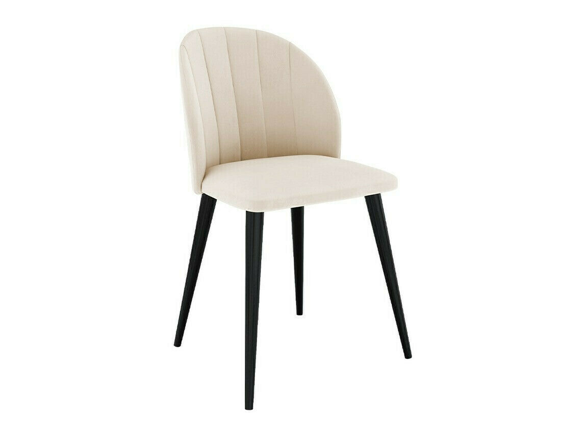 Étkezőgarnitúra Zestaw 04 4xS100 SKANDI FI, Szék színe: Fekete + Magic Velvet 2250, Asztal színe: Fekete