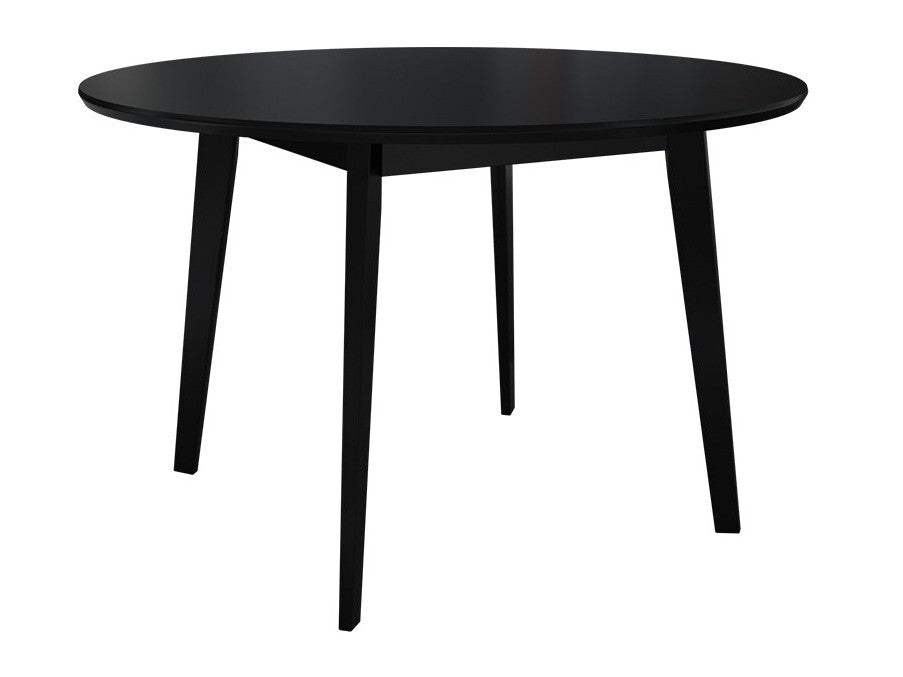 Étkezőgarnitúra Zestaw 04 4xS100 SKANDI FI, Szék színe: Barna + Magic Velvet 2250, Asztal színe: Fekete