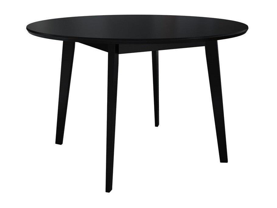 Étkezőgarnitúra Zestaw 04 4xS100 SKANDI FI, Szék színe: Barna + Magic Velvet 2258, Asztal színe: Fekete