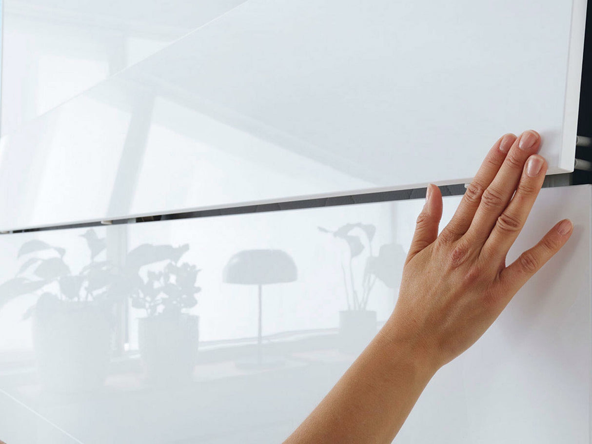 Bútorkészlet Concept Pro I, Szín: Fényes fehér + Fehér, Alvó felület mérete: 90 x 200 cm