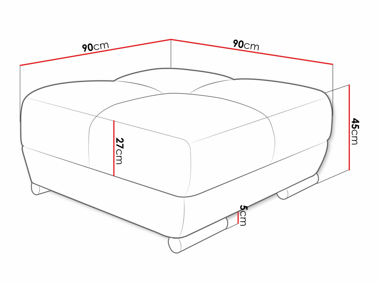 Puha pad Pufa LOGO, Szín: Velo 623