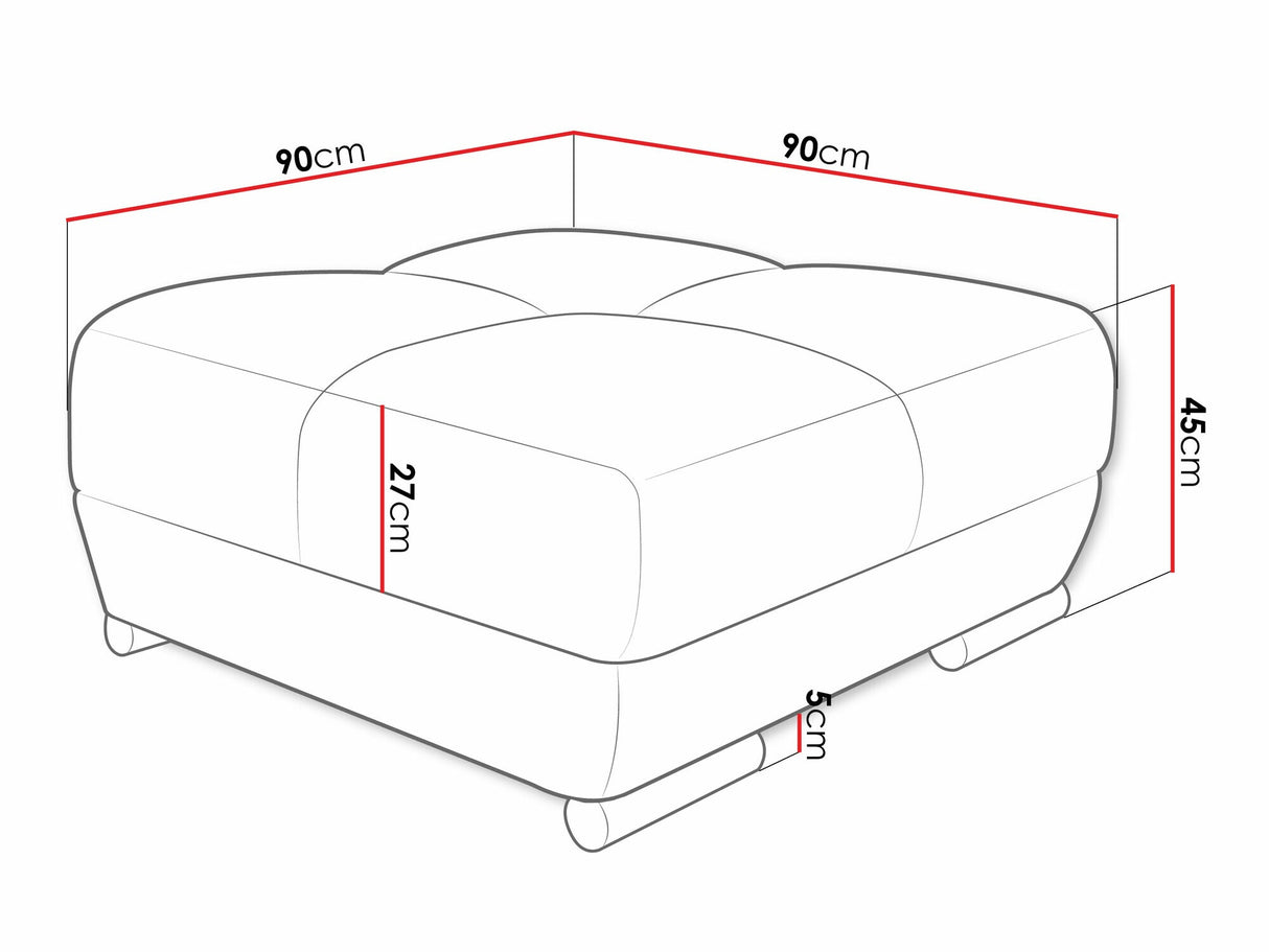 Puha pad Pufa LOGO, Szín: Velo 636