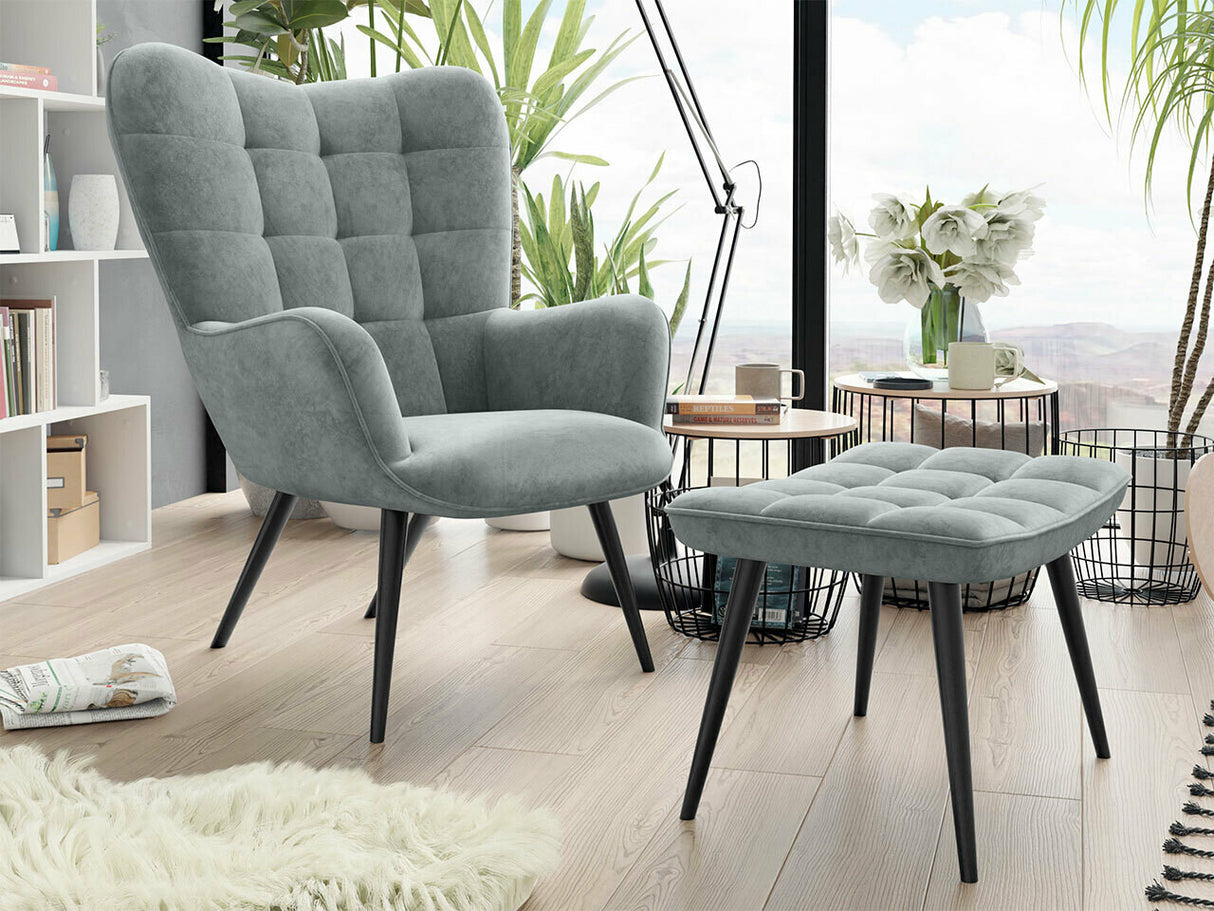 Fotel GUNAR MUZ/0022, Szín: Szürke