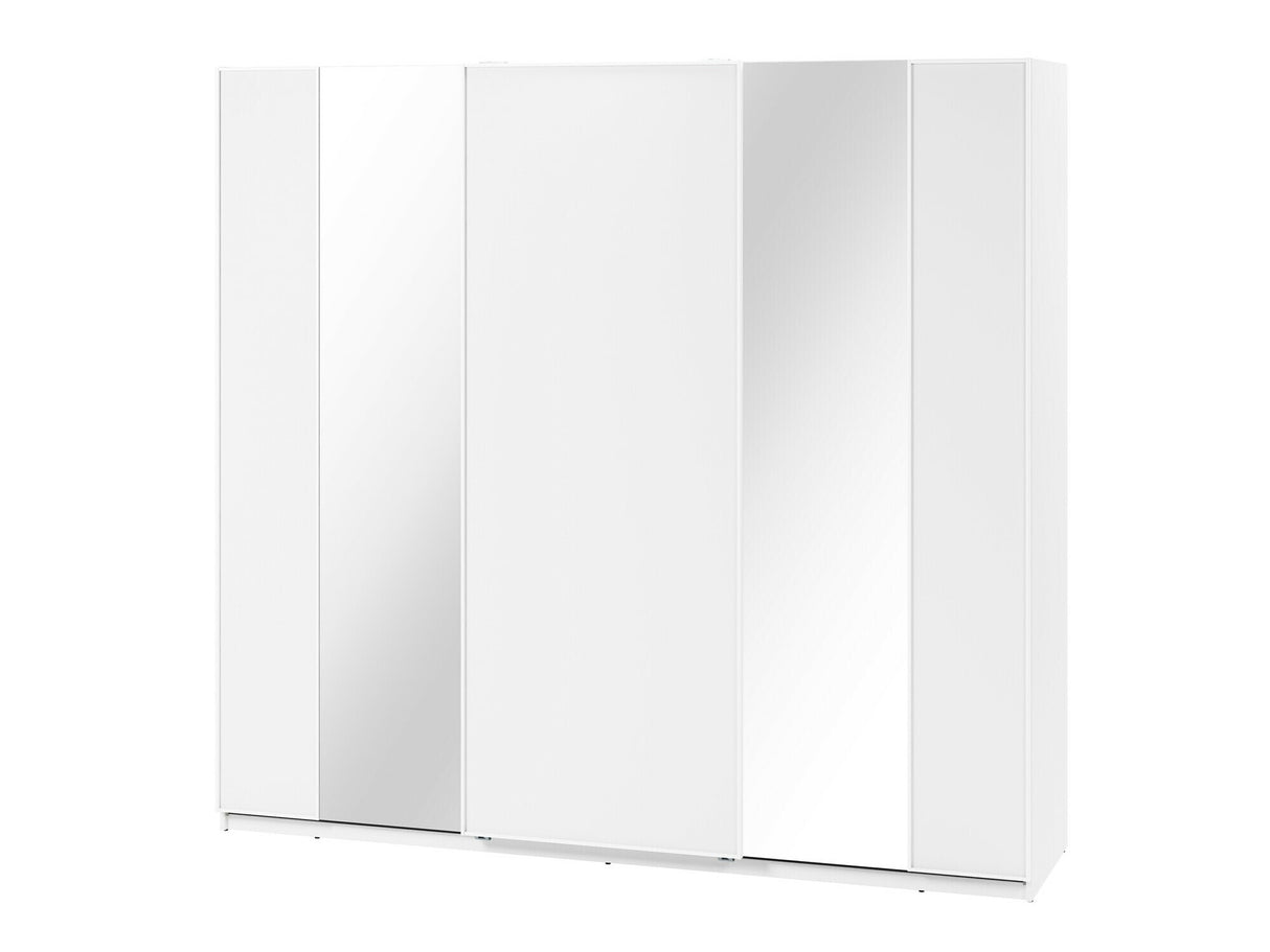 Gardróbszekrény Szafa przesuwna 3D 250 MAXI MX-06 + opcje Biały, Led világítás: Nem