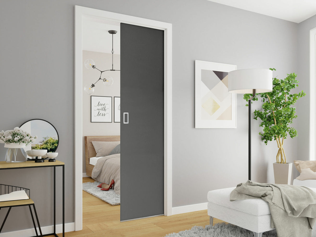 Tolóajtók Drzwi w kasecie EVO 80 (drz+kas+oście), Szín: Antracit