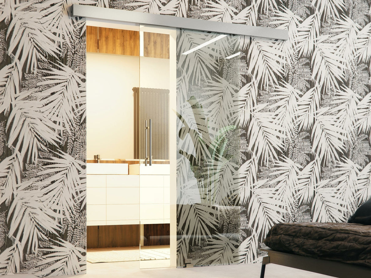 Tolóajtók Drzwi bez piaskowania PORTO 90 u realing Szkło hartowane (Windsor)