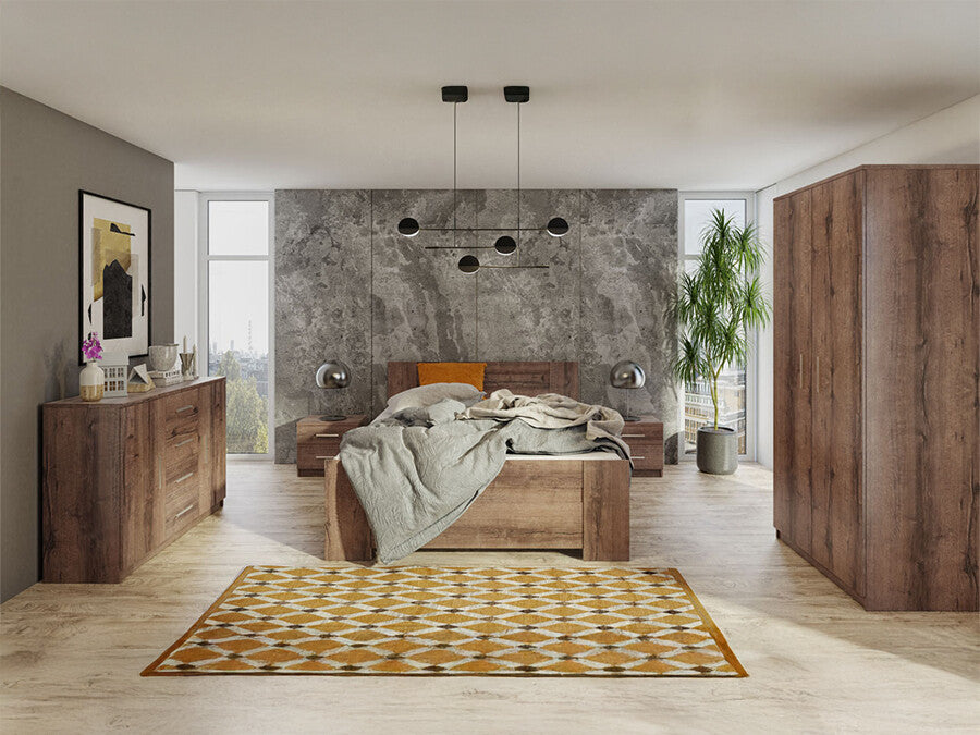 Hálószoba garnitúra Bonem XII (Kler XII), Szín: Monastery tölgy