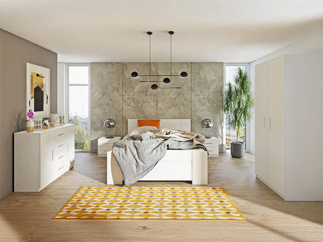 Hálószoba garnitúra Bonem XI (Kler XI), Szín: Fehér