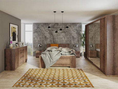 Hálószoba garnitúra Bonem VIII (Kler VIII), Szín: Monastery tölgy