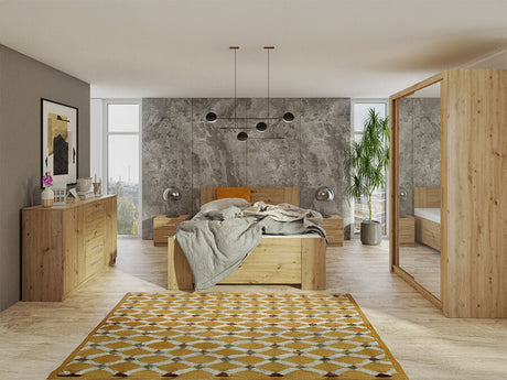 Hálószoba garnitúra Bonem II (Kler II), Szín: Artisan tölgy