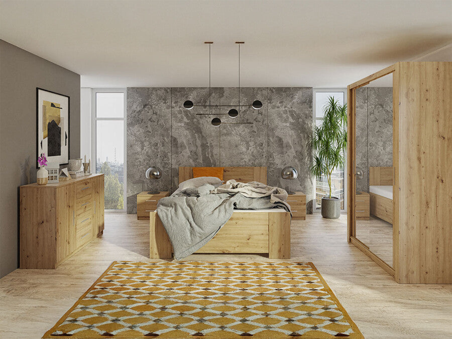 Hálószoba garnitúra Bonem II (Kler II), Szín: Artisan tölgy