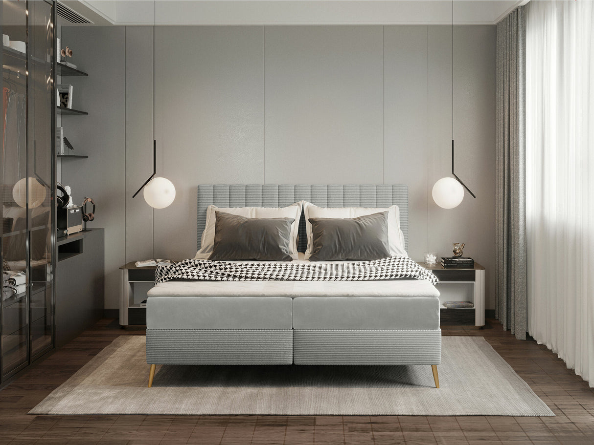 Kontinentális ágy Cindy (Tosseri), Szín: Poso 55 + Paros 05, Alvó felület mérete: 180 x 200 cm