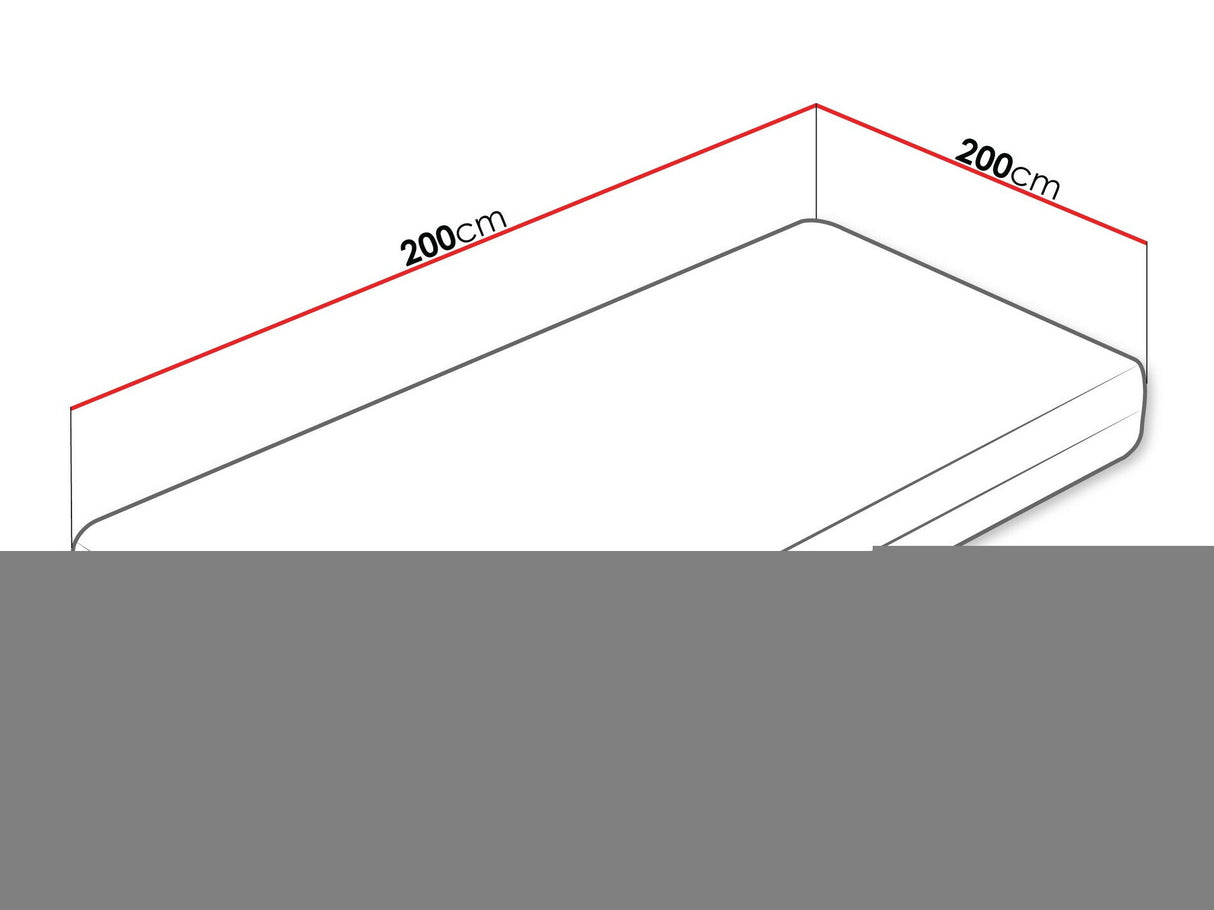 Matrac Materac AFRODYTA, Méretek: 200 x 200 cm
