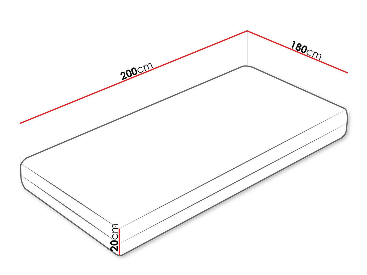 Matrac Materac JOWISZ, Méretek: 180 x 200 cm