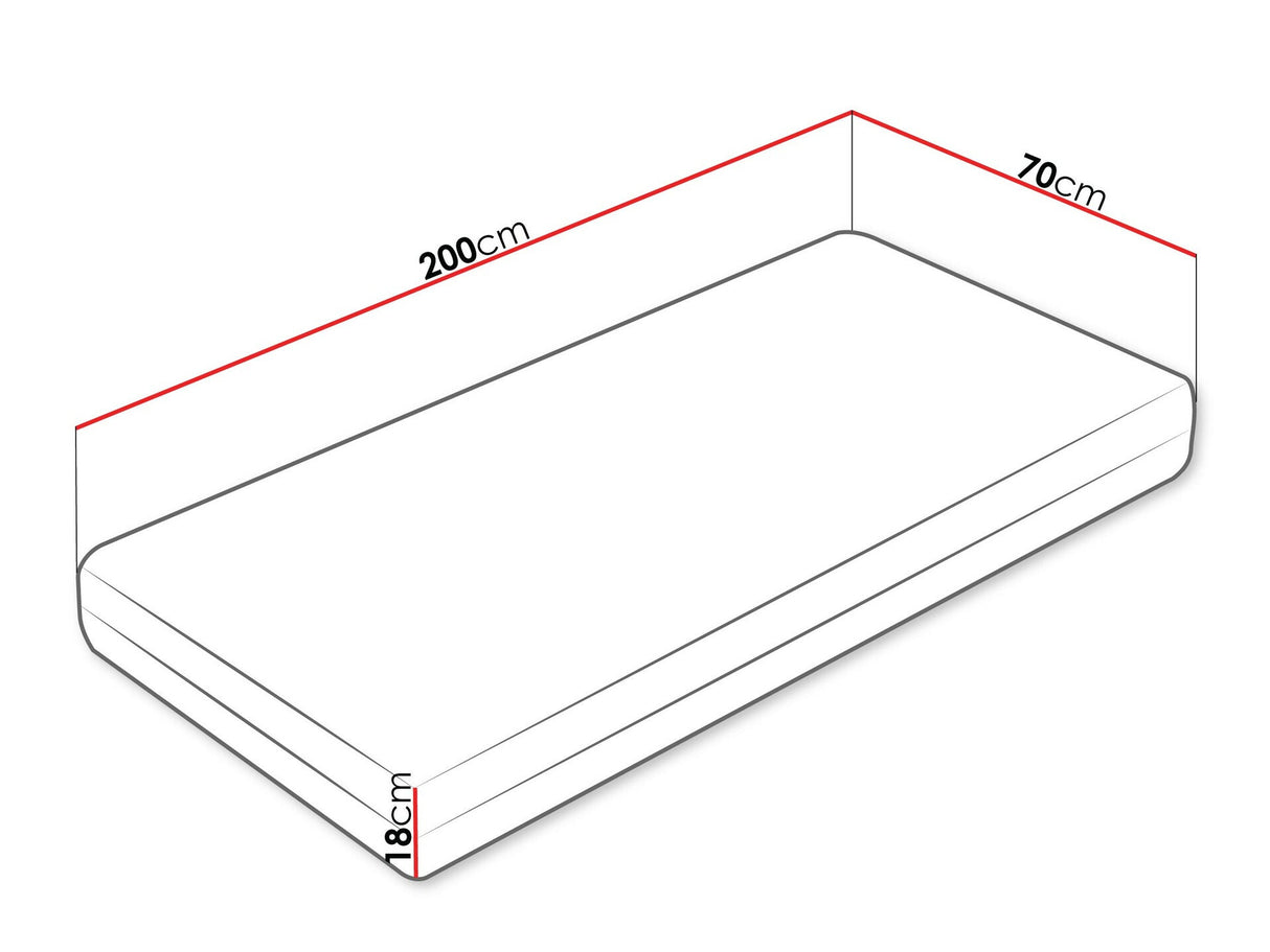 Matrac Materac WENUS, Méretek: 70 x 200 cm
