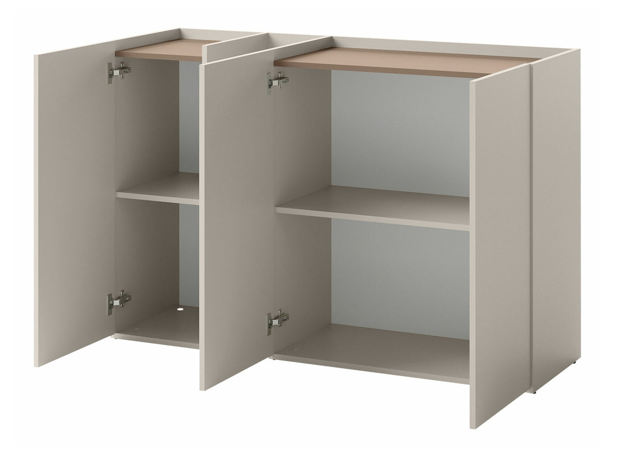 Szekrény Komoda 3D z regałem SIGMA SG-06 Kaszmir/Dąb jasny/Truflowy