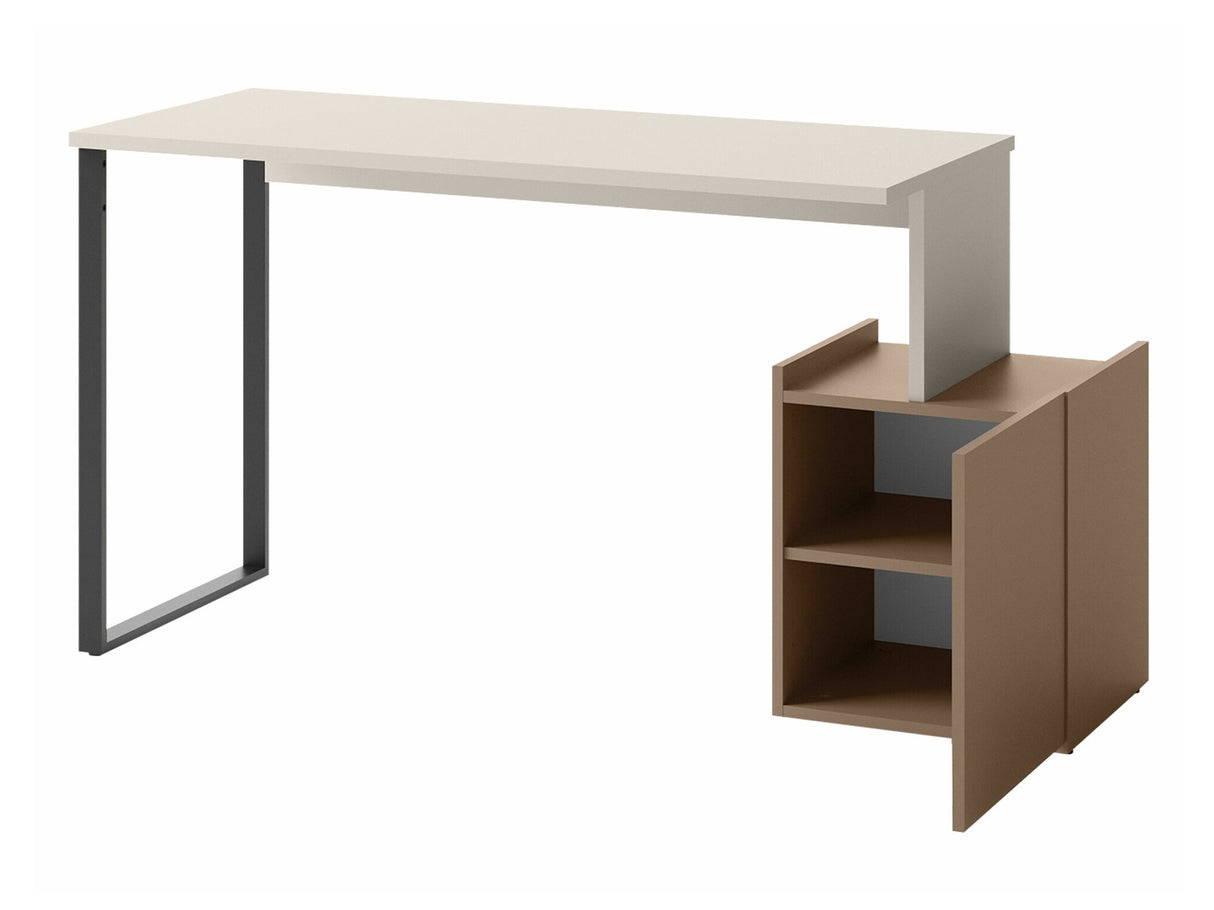 Íróasztal Biurko z szafką 1D SIGMA SG-09 Kaszmir/Czarny/Truflowy